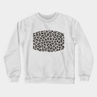 Grey Leopard Print Crewneck Sweatshirt